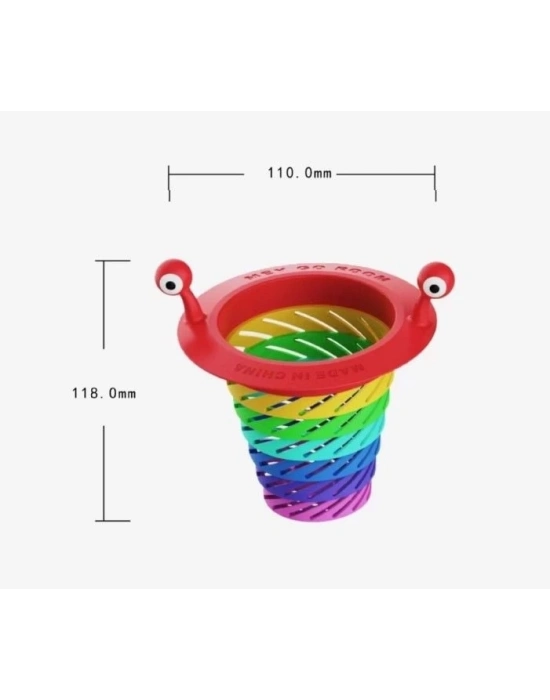 ÇOK SATAN Renkli 6 Kademeli Lavabo Süzgeci