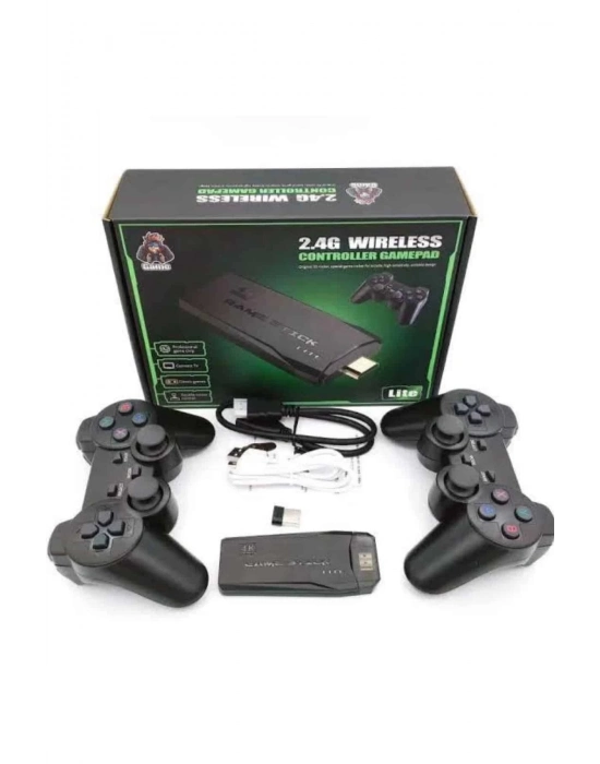 ÇOK SATAN Retro Game Stick Çift Kol Kablosuz Atari Oyun Konsolu 2.4g Uyumlu