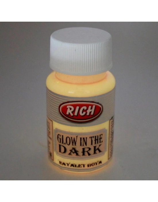 ® Rich 11295 Turuncu Karanlıkta Parlayan Hayalet Boya 50 cc