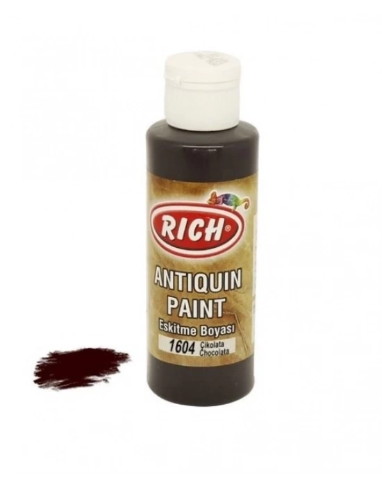 ® Rich 1604 Çikolata 120 ml Eskitme Ahşap Boyası
