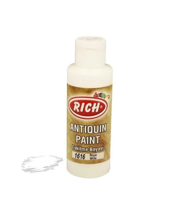 ® Rich 1616 Beyaz 120 ml Eskitme Ahşap Boyası