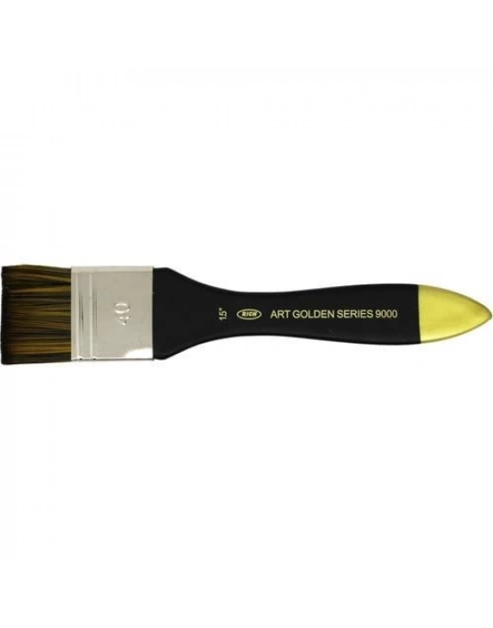 ® Rich Art Golden Zemin Fırçası No 1,5 9000 Seri Sarı Uç 4 cm