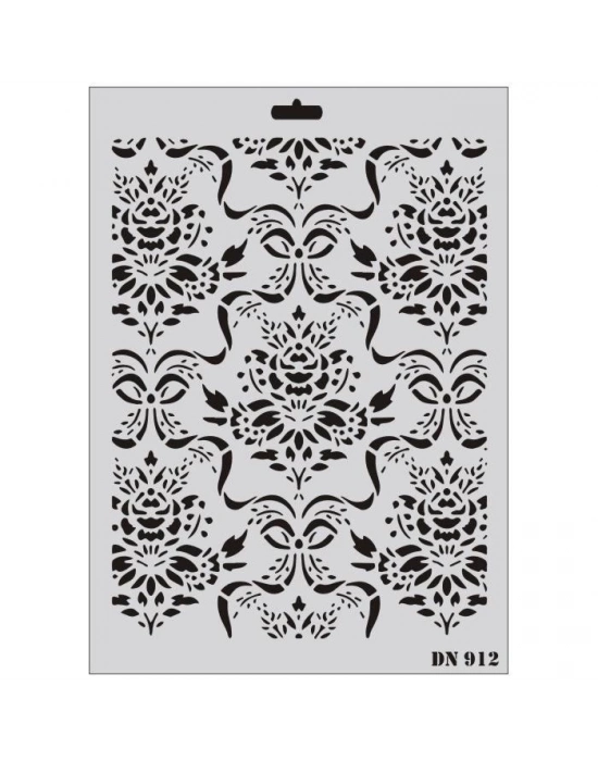 ® Rich Dantel Seri DN-912 Stencil 35x25 cm