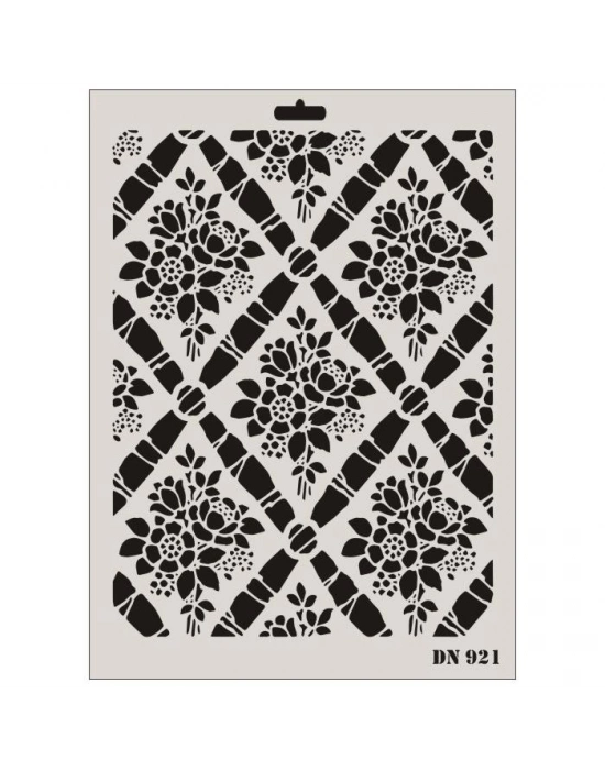 ® Rich Dantel Seri DN-921 Stencil 35x25 cm