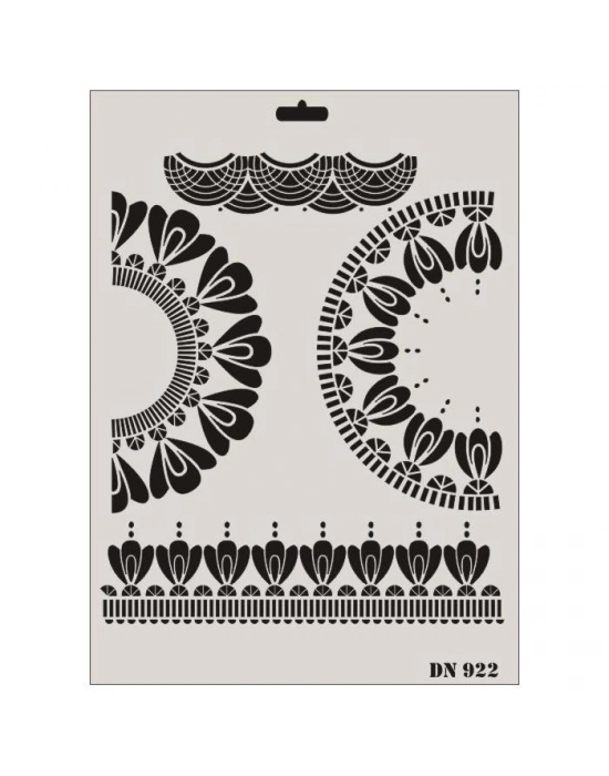 ® Rich Dantel Seri DN-922 Stencil 35x25 cm