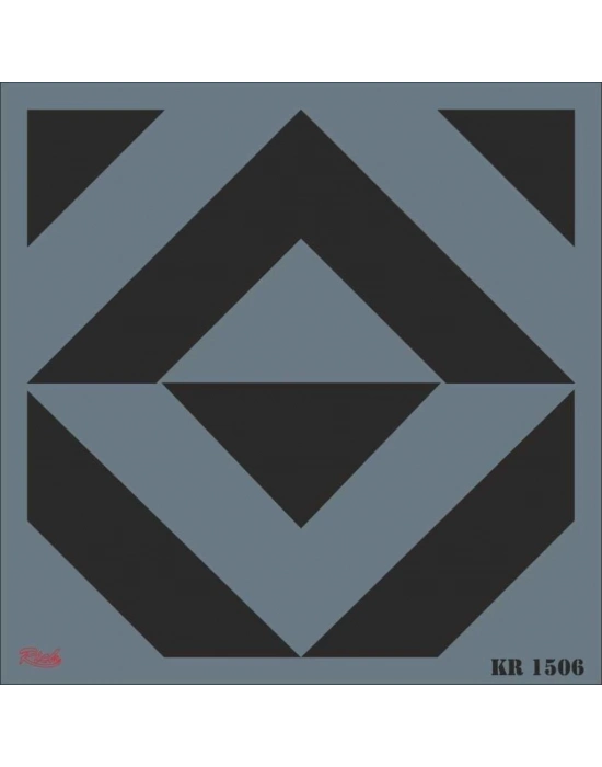 ® Rich KR 1506 Fayans Stencil 30X30 cm