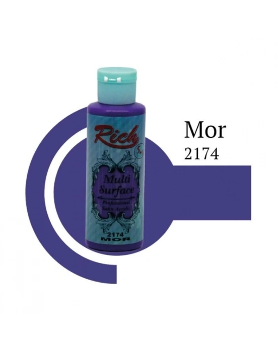 ® Rich Multi Surface 2174 Mor Akrilik Boya 120 cc