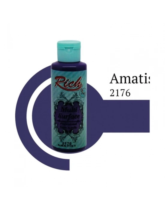 ® Rich Multi Surface 2176 Amatist Akrilik Boya 120 cc