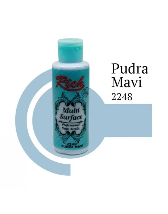 ® Rich Multi Surface 2248 Pudra Mavi Akrilik Boya 120 cc