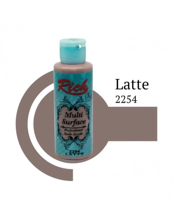 ® Rich Multi Surface 2254 Latte Akrilik Boya 120 cc