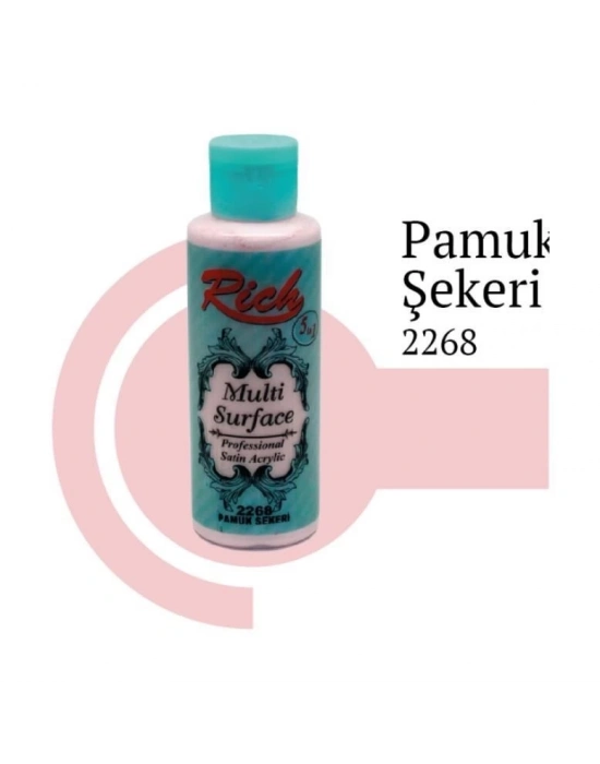 ® Rich Multi Surface 2268 Pamuk Şekeri Akrilik Boya 120 cc