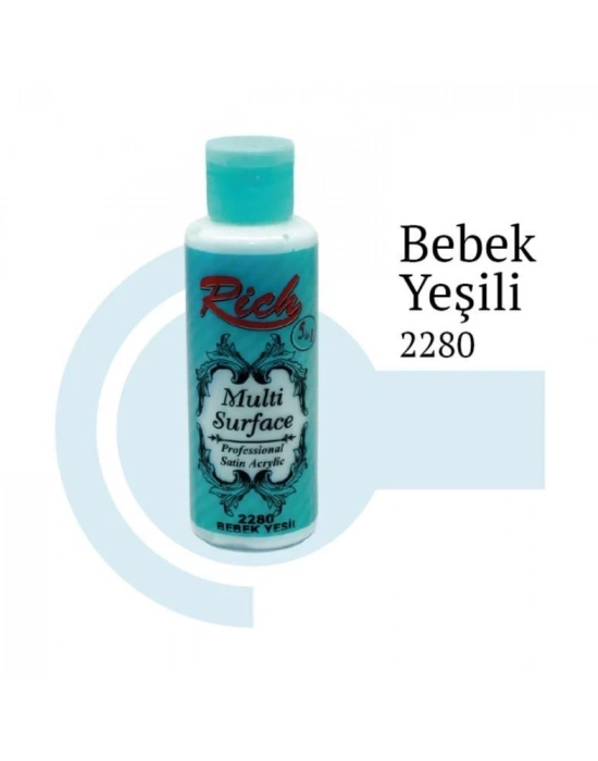 ® Rich Multi Surface 2280 Bebek Yeşili Akrilik Boya 130 cc