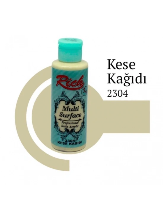 ® Rich Multi Surface 2304 Kese Kağıdı Akrilik Boya 120 cc