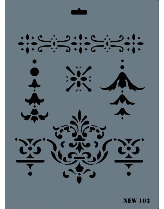 ® Rich New Seri N-103 Stencil 35x25 cm