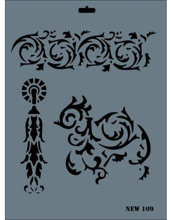 ® Rich New Seri N-109 Stencil 35x25 cm
