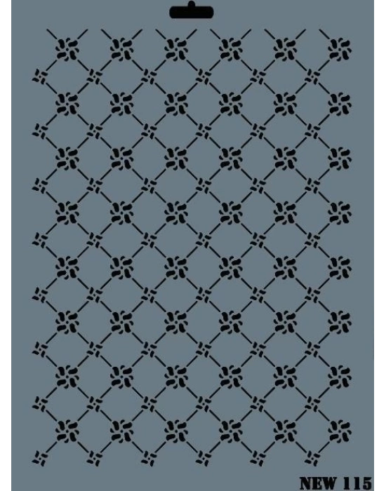® Rich New Seri N-115 Stencil 35x25 cm