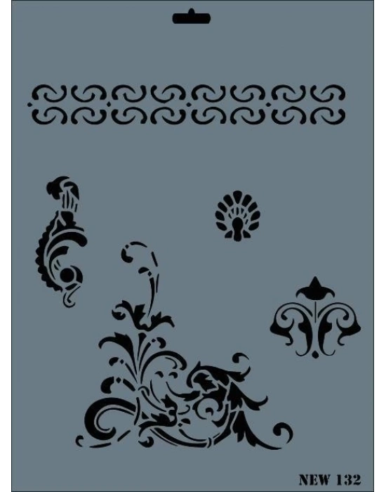 ® Rich New Seri N-132 Stencil 35x25 cm