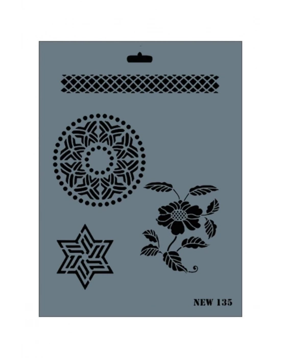 ® Rich New Seri N-135 Stencil 35x25 cm