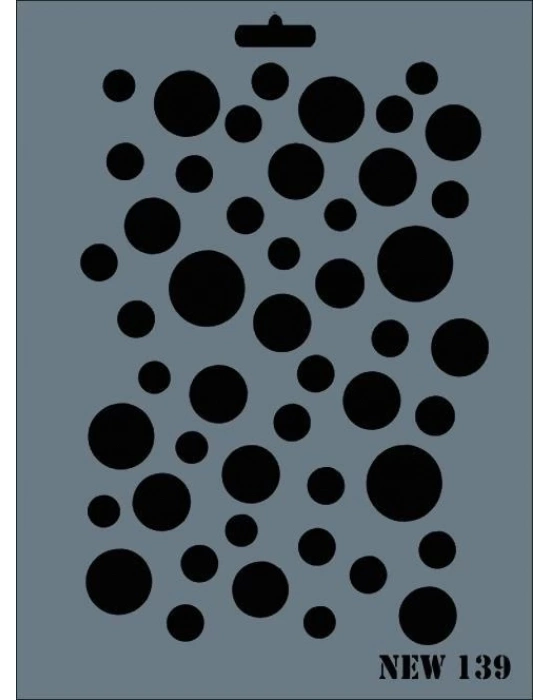 ® Rich New Seri N-139 Stencil 35x25 cm