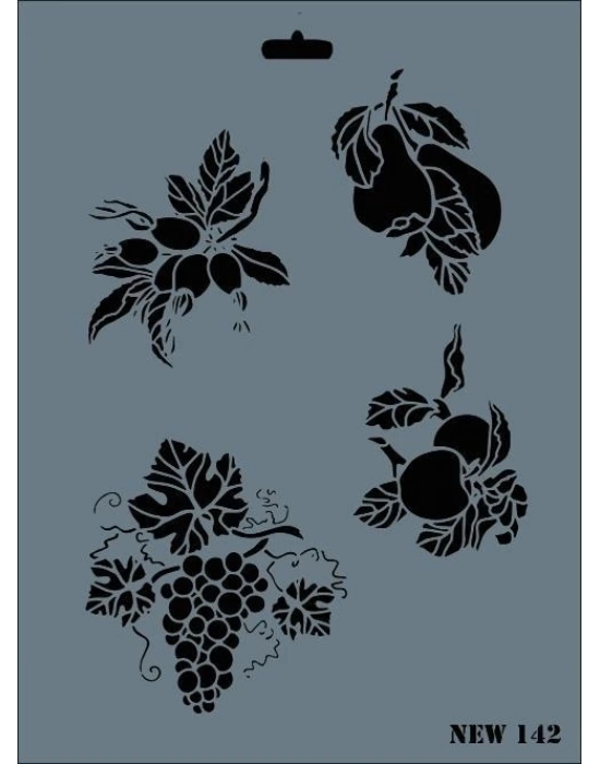 ® Rich New Seri N-142 Stencil 35x25 cm