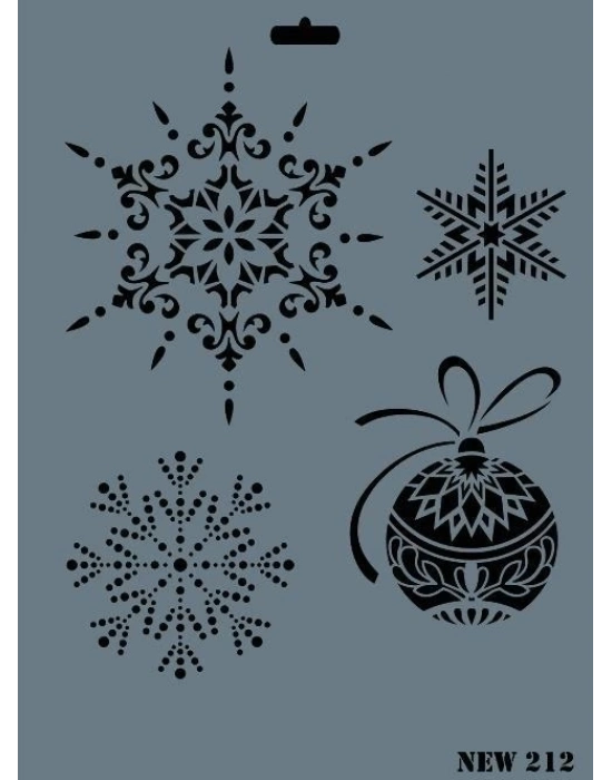 ® Rich New Seri N-212 Stencil 35x25 cm