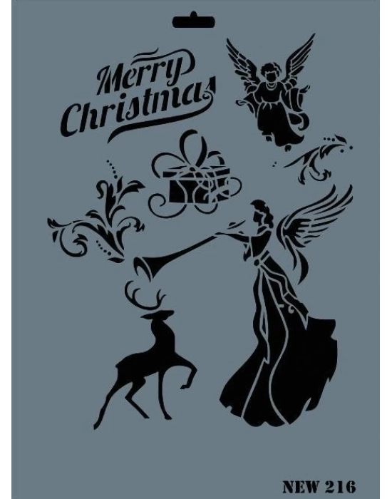 ® Rich New Seri N-216 Stencil 35x25 cm