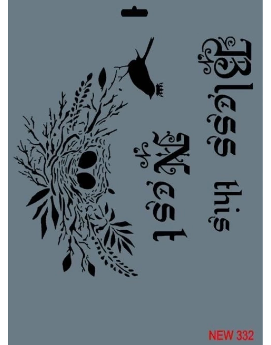 ® Rich New Seri N-332 Stencil 35x25 cm