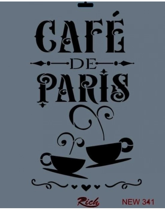 ® Rich New Seri N-341 Stencil 35x25 cm