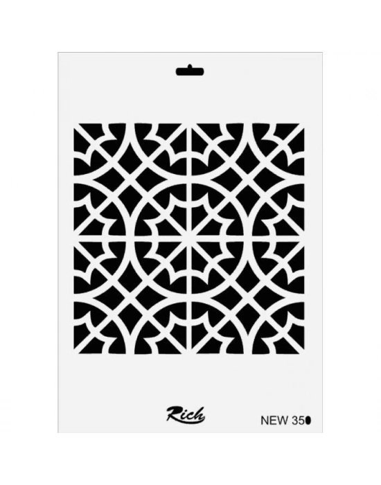 ® Rich New Seri N-350 Stencil 35x25 cm