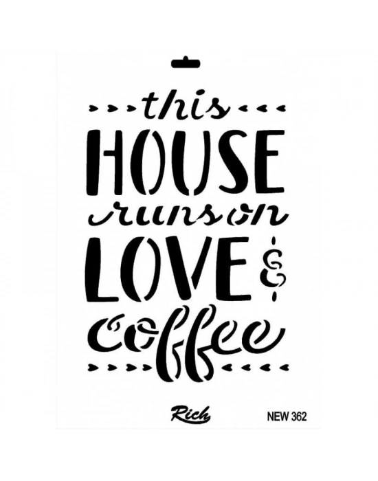 ® Rich New Seri N-362 Stencil 35x25 cm