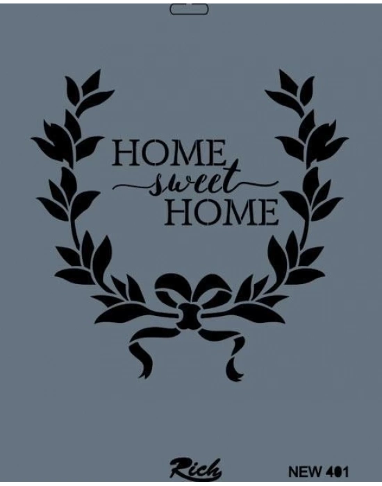 ® Rich New Seri N-401 Stencil 35x25 cm