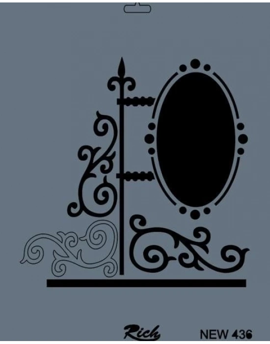 ® Rich New Seri N-436 Stencil 35x25 cm