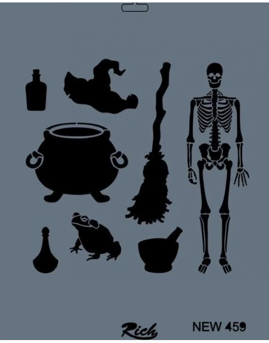 ® Rich New Seri N-459 Stencil 35x25 cm