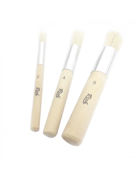 ® Rich Stencil 3 Parça Fırça Seti