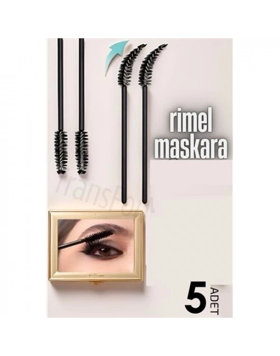 ÇOK SATAN Rimel Maskara Fırçası Esnek 5 ADET
