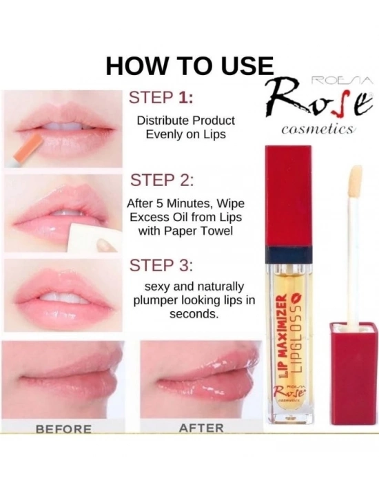 ÇOK SATAN Rose Cosmetics Dudak Dolgunlaştırıcı Doğal Görünüm Dudak Parlatıcısı