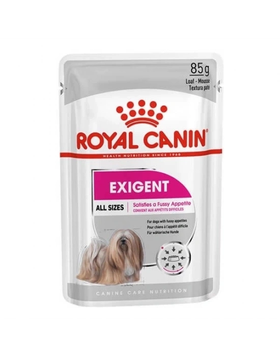 ÇOK SATAN Royal Canin Exigent Pouch Konserve Köpek Maması 85 Gr