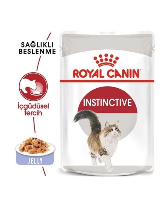 ÇOK SATAN Royal Canin İnstınctive Jelly Pouch Konserve Kedi Maması 85 Gr