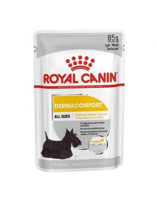 ÇOK SATAN Royal Canin Mini Dermacomfort Pouch Konserve Köpek Maması 85 Gr