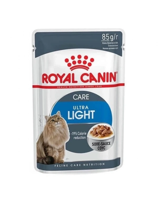ÇOK SATAN Royal Canin Ultra Light Gravy Pouch Diyet Kedi Maması 85 Gr