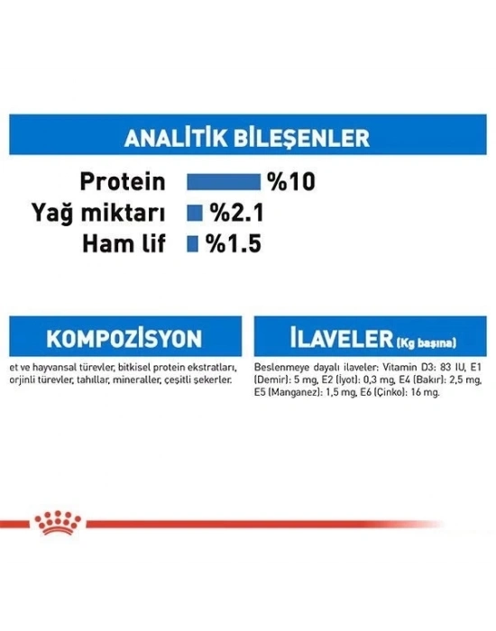 ÇOK SATAN Royal Canin Ultra Light Gravy Pouch Diyet Kedi Maması 85 Gr