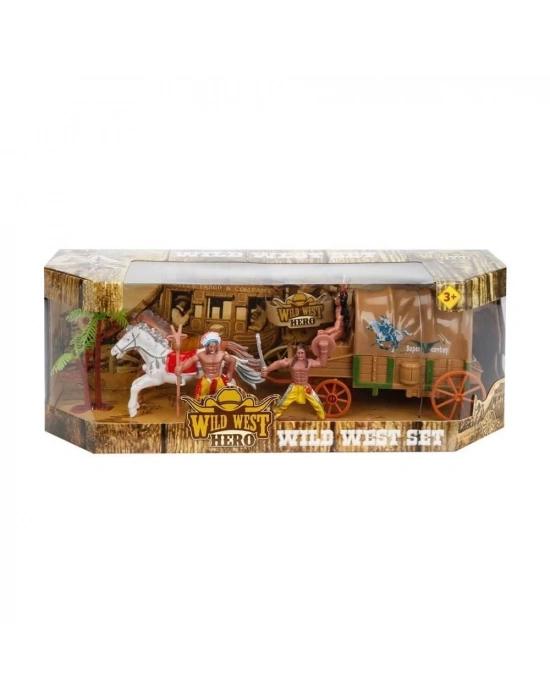 ÇOK SATAN S00077116 Kovboy Oyun Set - Kızılderili At -1 Adet Stokta Olan Gönderilir