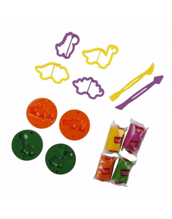ÇOK SATAN S01004734 OYUN HAMUR SET KÇK DİNO 14 PRÇ -SUN