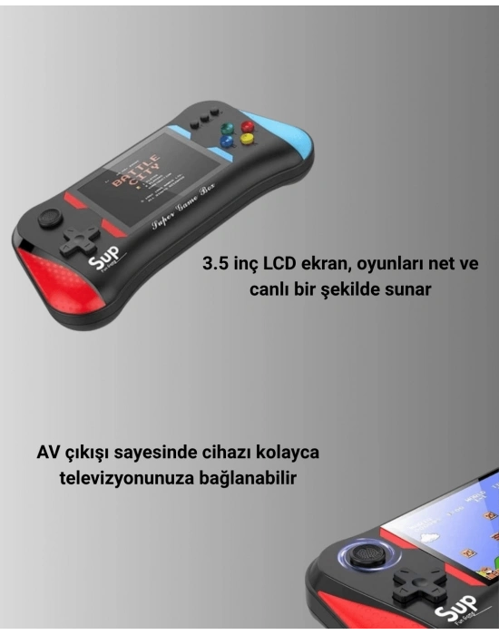 ÇOK SATAN Şarjlı Taşınabilir Oyun Konsolu – X7M Retro Game Box