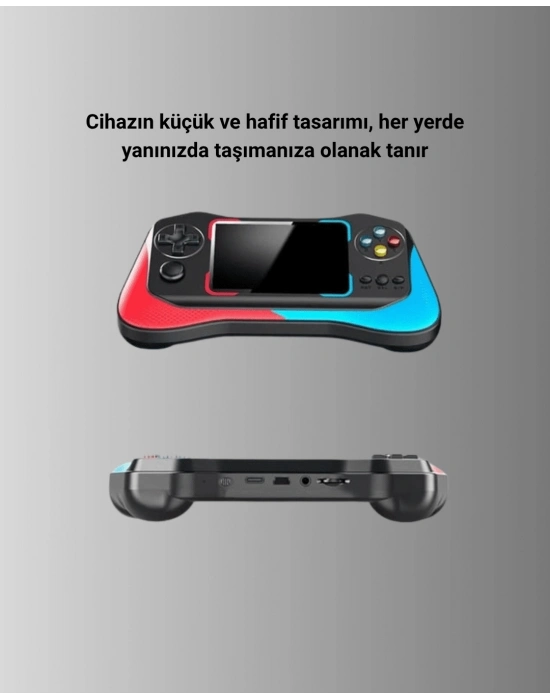 ÇOK SATAN Şarjlı Taşınabilir Oyun Konsolu – X7M Retro Game Box