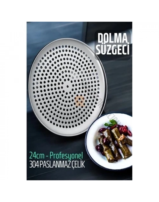 ÇOK SATAN Sarma Dolma Süzgeci 24 cm 304 Paslanmaz Çelik