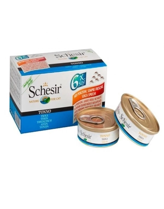 ÇOK SATAN Schesir Multipack Tuna Konserve Kedi Maması 6x50 Gr