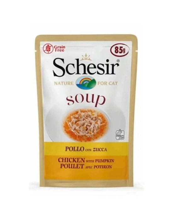 ÇOK SATAN Schesir Yabani Ton Balıklı ve Balkabaklı Kedi Çorbası 85 Gr