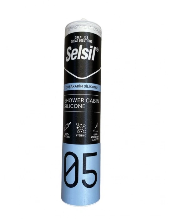 ® Selsil 05 Mutfak Duşakabin Silikonu Şeffaf 280 ml