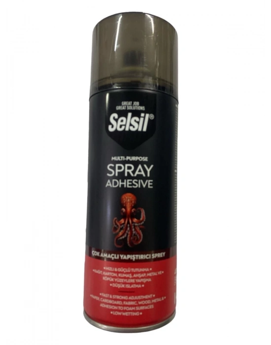 ® Selsil Çok Amaçlı Sprey Yapıştırıcı 400 ml
